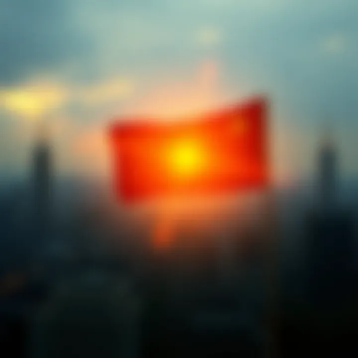 An abstract depiction of central planning's impact on society.