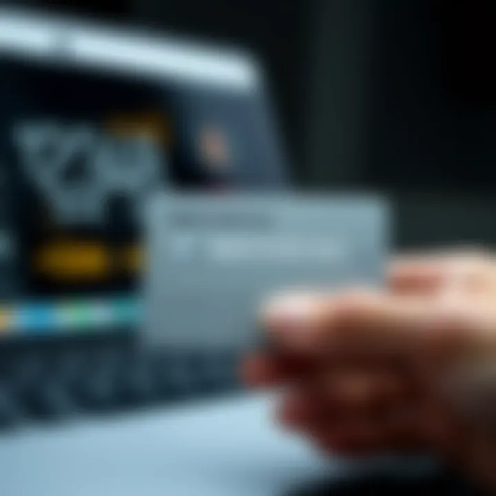 Illustration of secure transactions through the Apple Credit Card