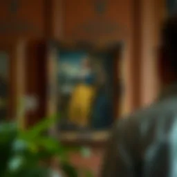 Detailed examination of a painting's provenance