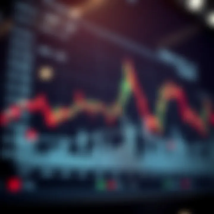 Financial chart showcasing CHK Energy stock performance