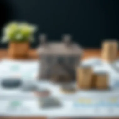 A visual representation of budgeting for a mortgage