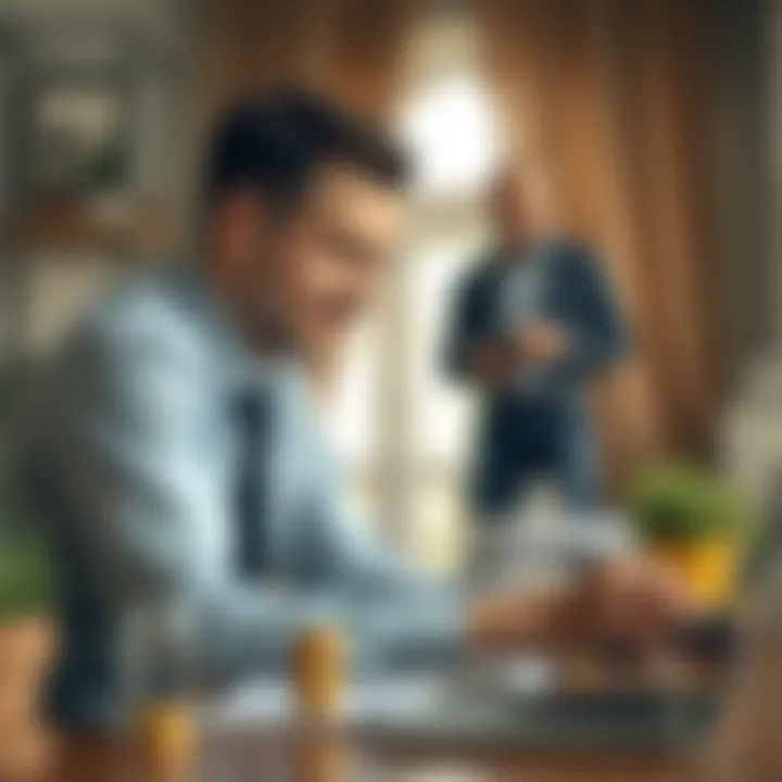 A conceptual image of financial planning and decision-making