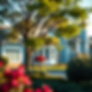 Exploring Ideal Home Locations A serene neighborhood showcasing ideal locations for homebuyers