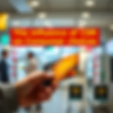 Conceptual graphic showing the impact of CSR on consumer behavior