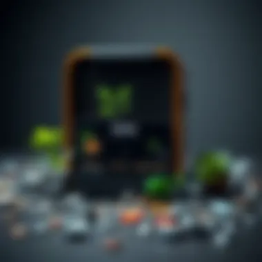 Illustration depicting sustainable practices associated with CSR credit cards