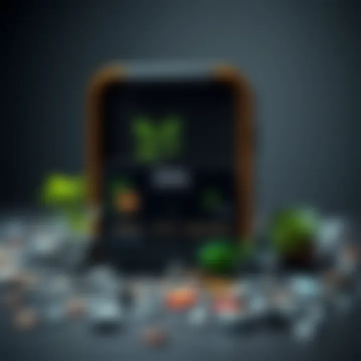 Illustration depicting sustainable practices associated with CSR credit cards