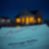 Graph illustrating historical trends in mortgage rates