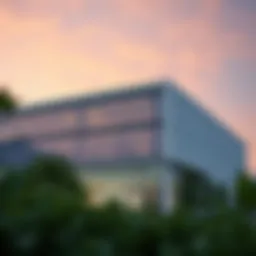 A modern economic research institute building