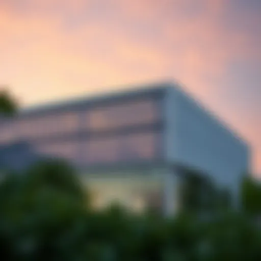 A modern economic research institute building