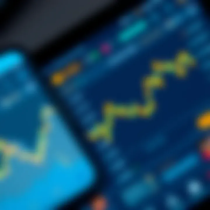 Cryptocurrency Tracking App User Interface User interface of a cryptocurrency tracking app