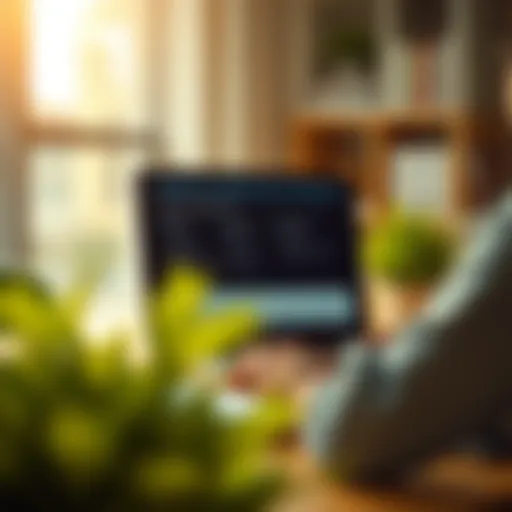 Illustration representing digital tax solutions for freelancers