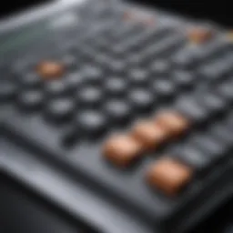 A close-up of a calculator with financial documents