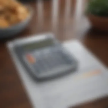 Budgeting with Chase Sapphire Calculator and Chase Sapphire card on a budget sheet