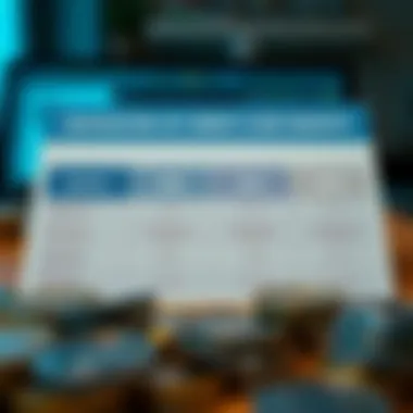 Comparative Analysis of Credit Card Benefits A chart comparing the benefits of different business credit cards