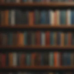 A bookshelf filled with a diverse selection of books