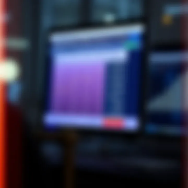 Maximizing Online Survey Earnings Survey results displayed on a digital screen