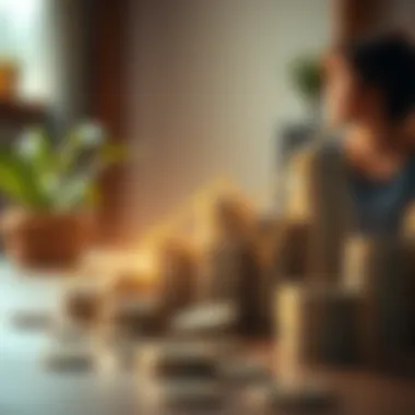 Growth of Retirement Savings Visual representation of retirement savings growth