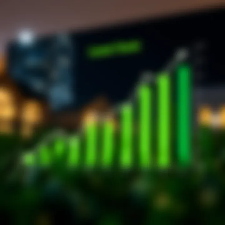 Market trend graph highlighting the rise of seller financing