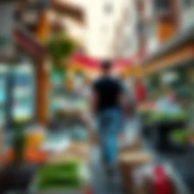 Dynamic Property Market Trends in Costa del Sol A vibrant market scene illustrating the dynamics of property trends in Costa del Sol