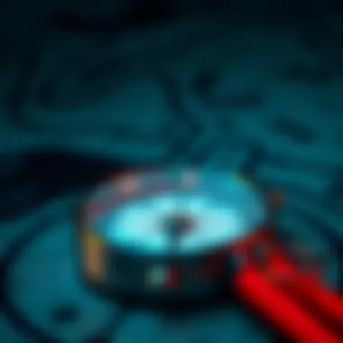 A compass navigating through financial paths illustrating loan options