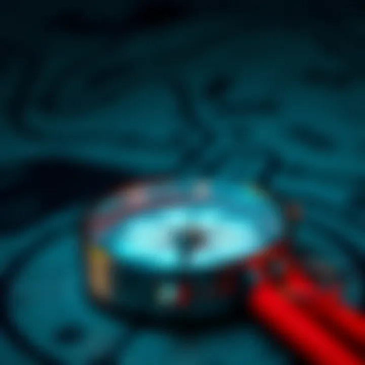 A compass navigating through financial paths illustrating loan options