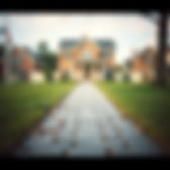 A pathway leading to a house representing alternative financing options
