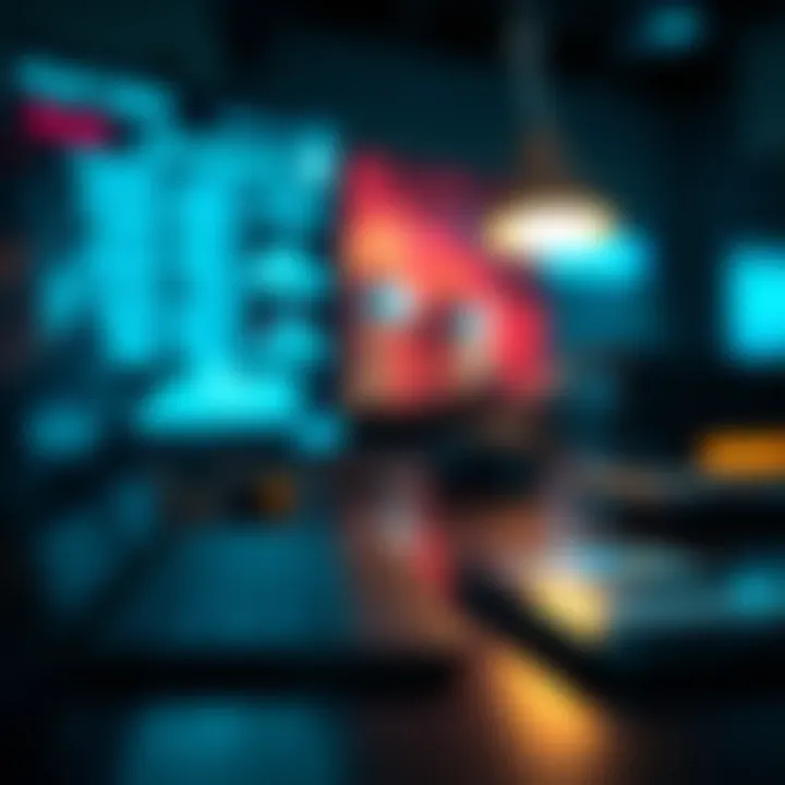 An abstract representation of digital tools used for insurance decision-making