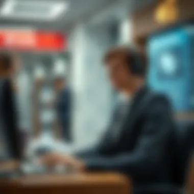 Customer support options for online banking