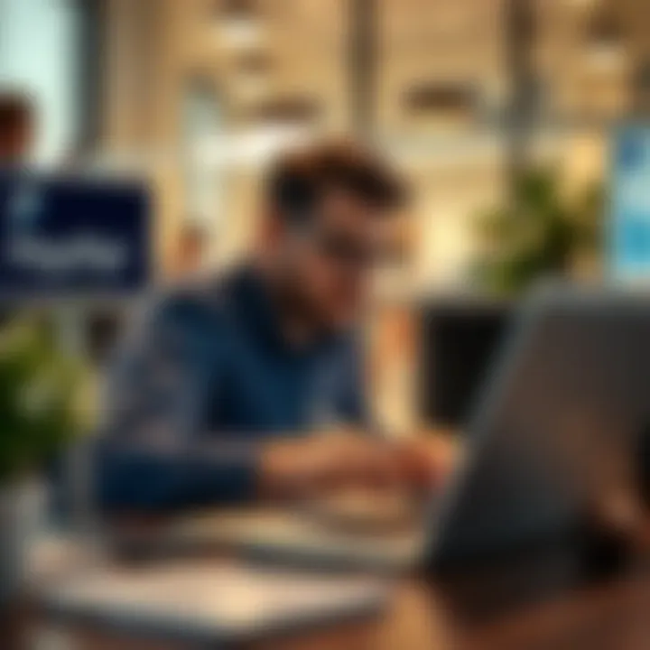 Evaluating PayPal Financing Options for Businesses Person analyzing financial options on a laptop