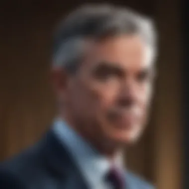 Jerome Powell addressing economic policies