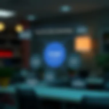 Diagram illustrating the pay-per-click advertising model and its components