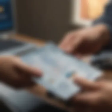 Transferring Funds to Your PayPal Account Illustration showing an individual transferring funds to PayPal
