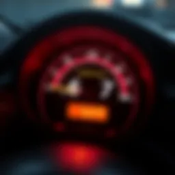 Illustration of a credit score gauge, highlighting the 627 mark.