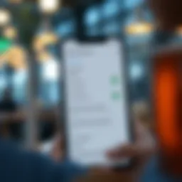 Illustration of Cash App interface displaying direct deposit settings