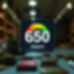 Conceptual visualization of credit score significance