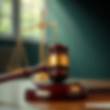 A gavel symbolizing legal custody decisions