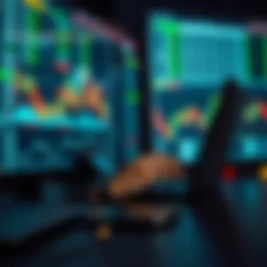 Exploring the Risks of Electronic Trading Conceptual illustration of electronic trading platforms and fraud risks