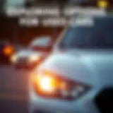 Illustration of used car insurance coverage options