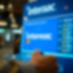 Visual representation of Interac payment system