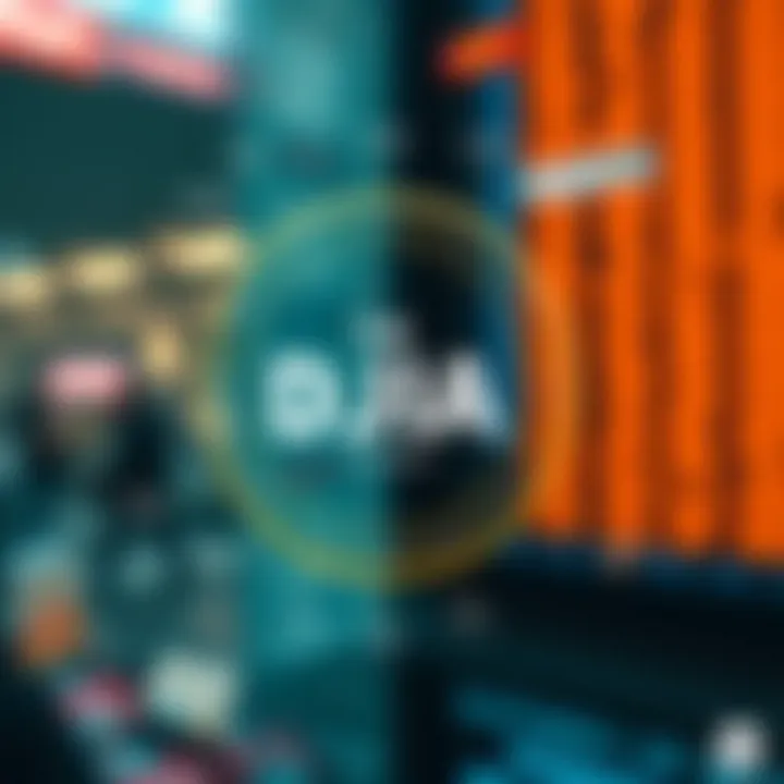 Components of the DJIA Infographic showcasing the components of the DJIA