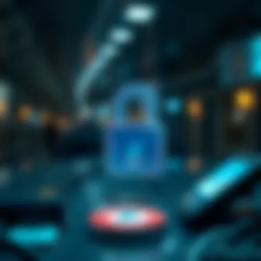 Graphic representation of user rights in digital finance