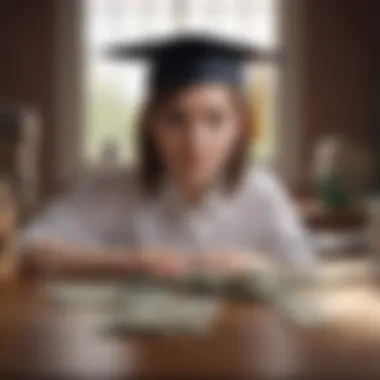 A visual representation of student loan types