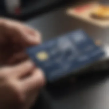 Illustration showing secure transactions with the Visa Debit Card