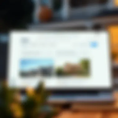 Screenshot of Zillow listings showcasing seller-financed properties